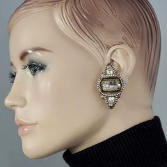 Vintage Massive ALEXS LAHELLEC Jewelled Ethnic Earrings
