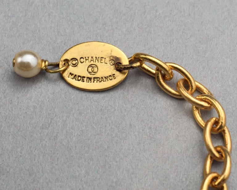 Vintage Massive CHANEL MAISON GRIPOIX Poured Glass Choker Bib Necklace For Sale 10