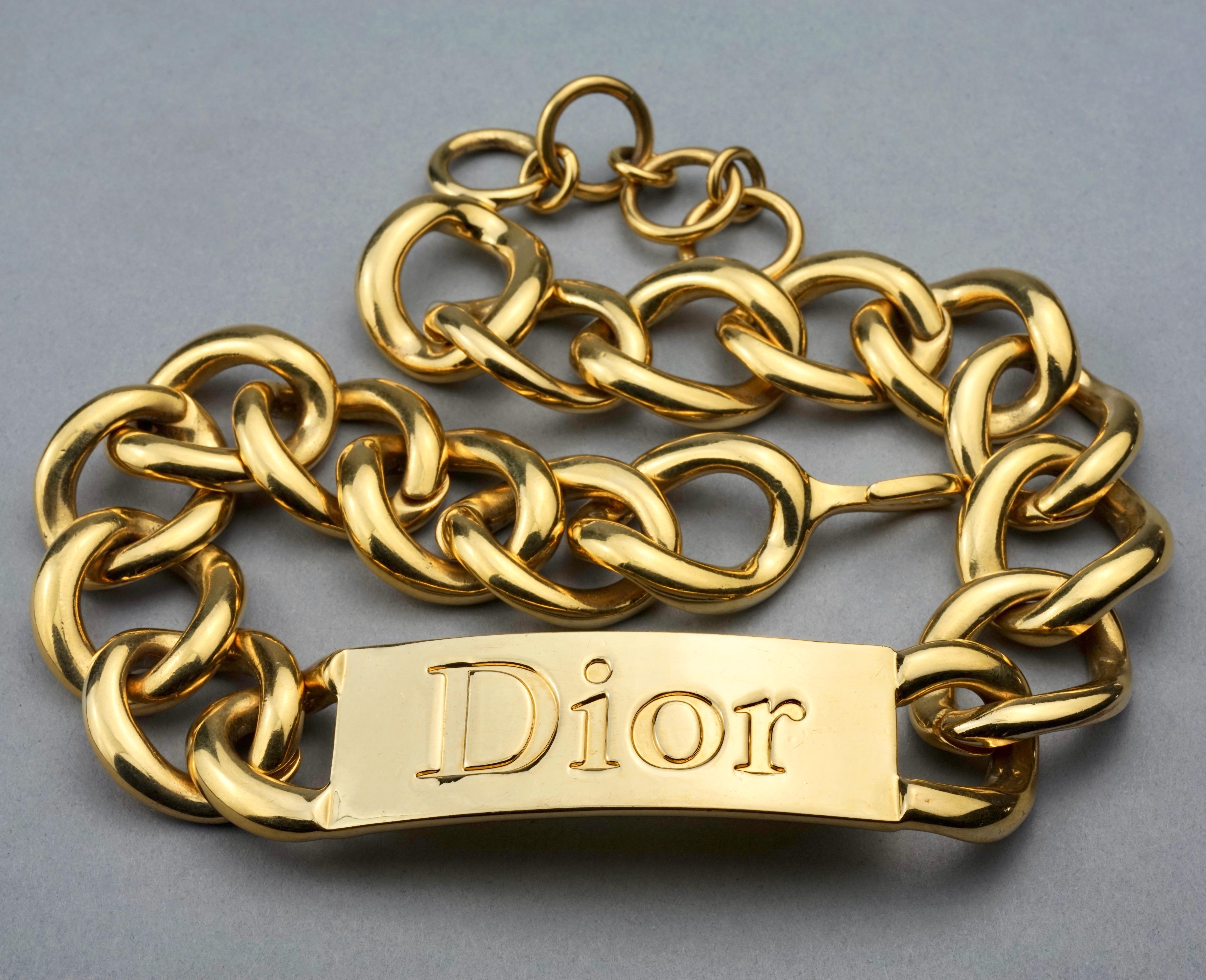 dior name necklace
