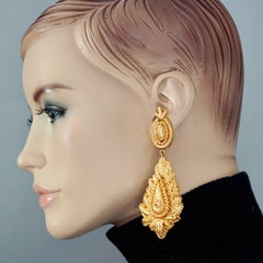 Vintage Massive CHRISTIAN LACROIX Arabesque Dangling Earrings
