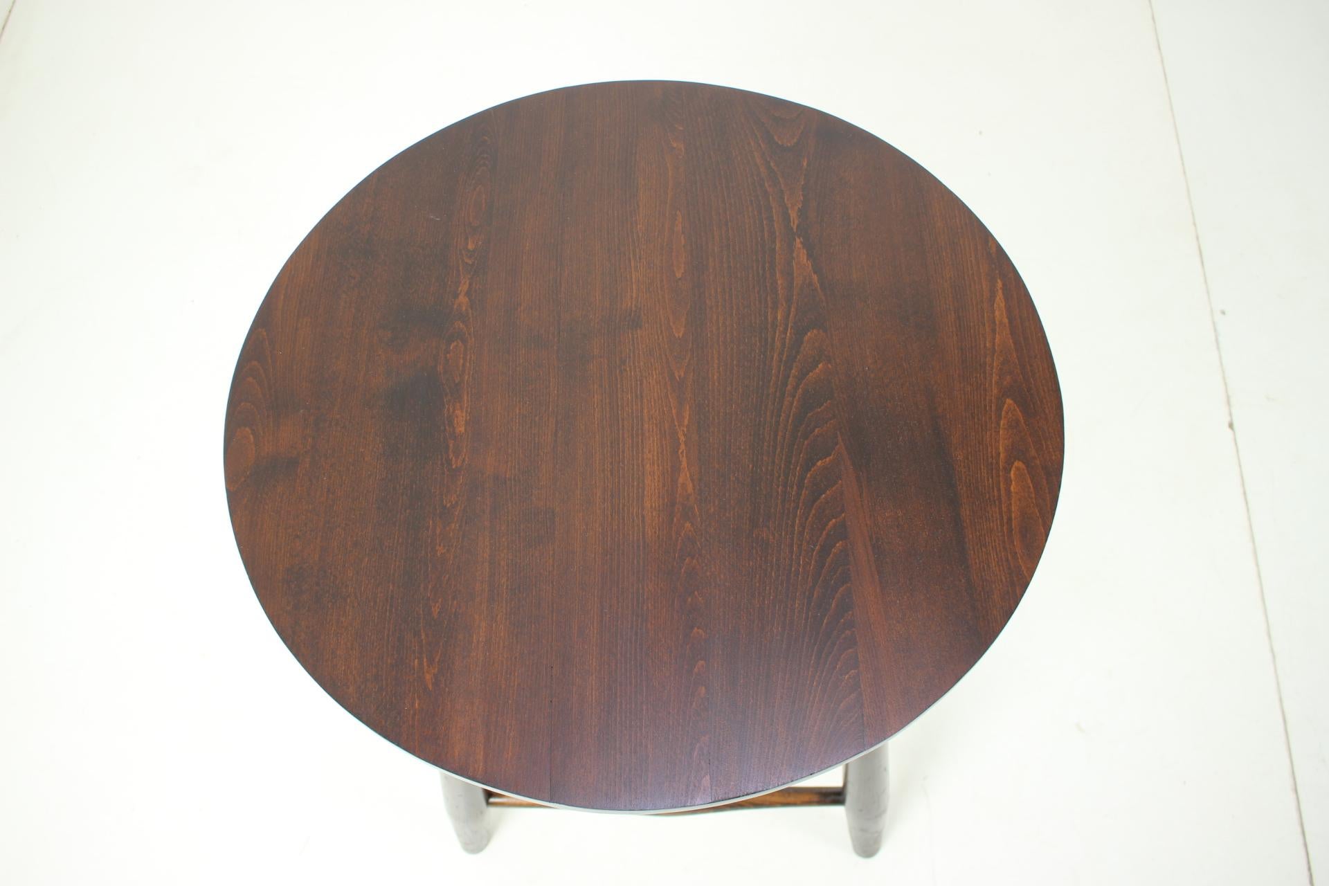 Wood Vintage Massive Coffee Table, Thonet, 1940's For Sale