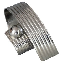 Vintage Massive GIANNI VERSACE by Ugo Correani Modernist Coiled Brooch