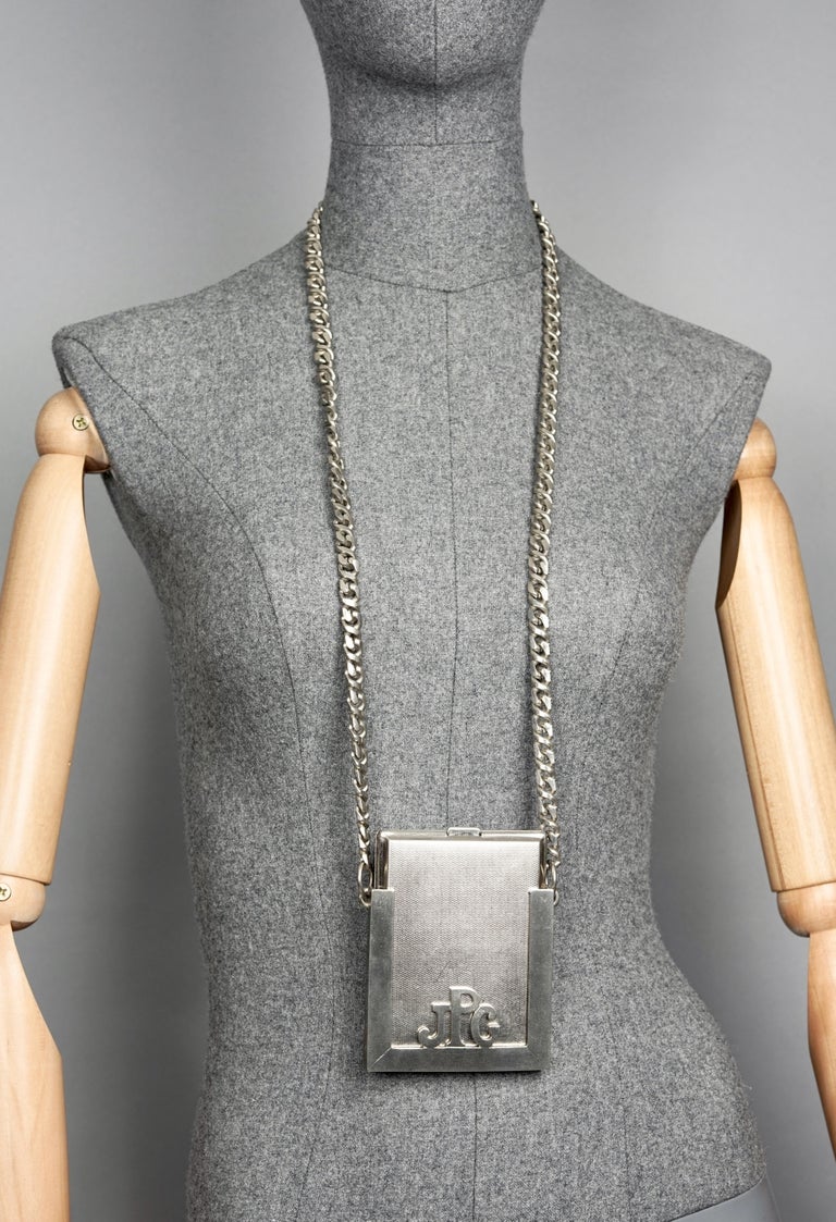 Vintage Massive JEAN PAUL GAULTIER Silver Cigarette Holder Chain 