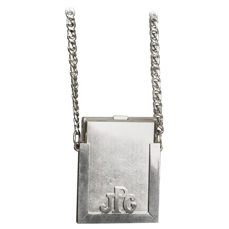 Vintage Massive JEAN PAUL GAULTIER Silber Zigarettenhalter Kette Halskette bei 1stDibs