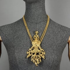 Vintage Massive JUDITH LEIBER Monkey Necklace