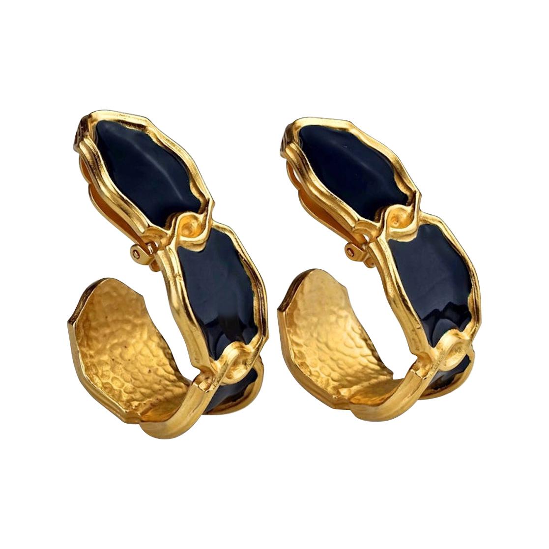 Vintage Karl Lagerfeld Earrings 97 For Sale at 1stdibs