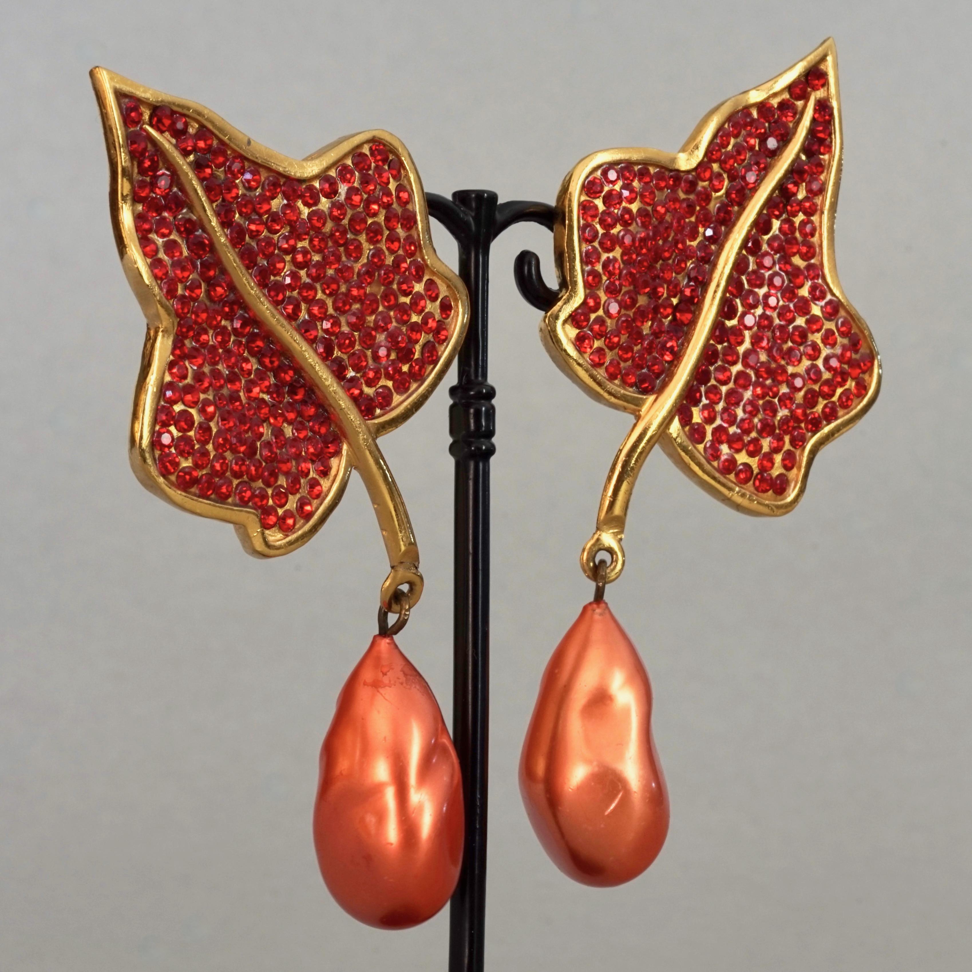 lanvin gold earrings