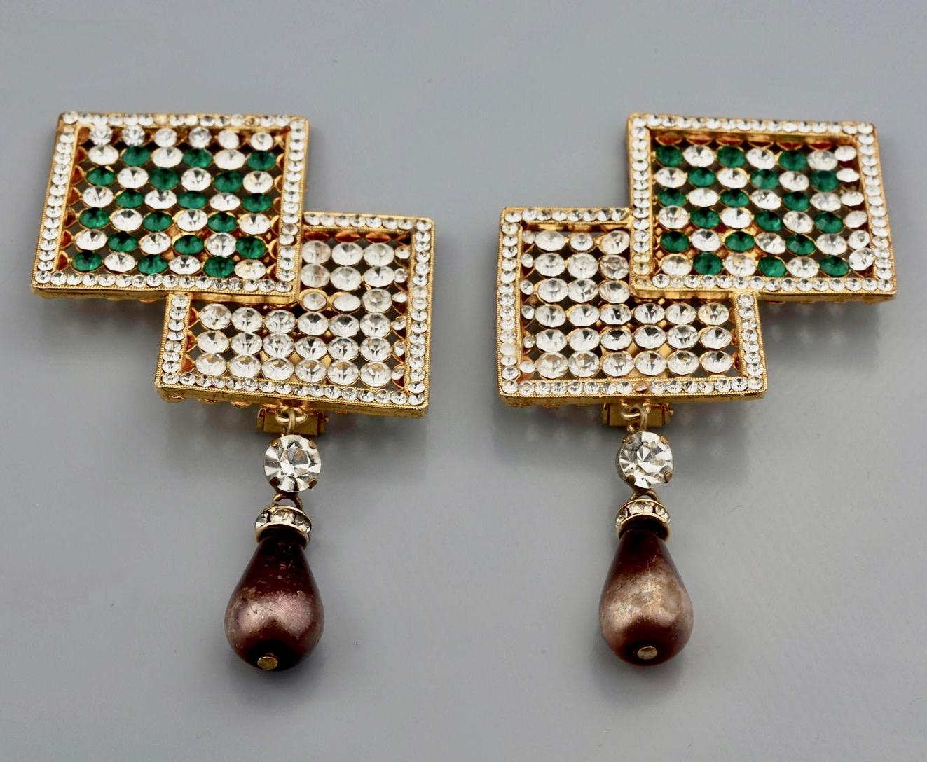 vintage valentino earrings