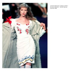 Vintage Massive VIVIENNE WESTWOOD SS 1999 Prototype Cameo Acrylic Bow Brooch