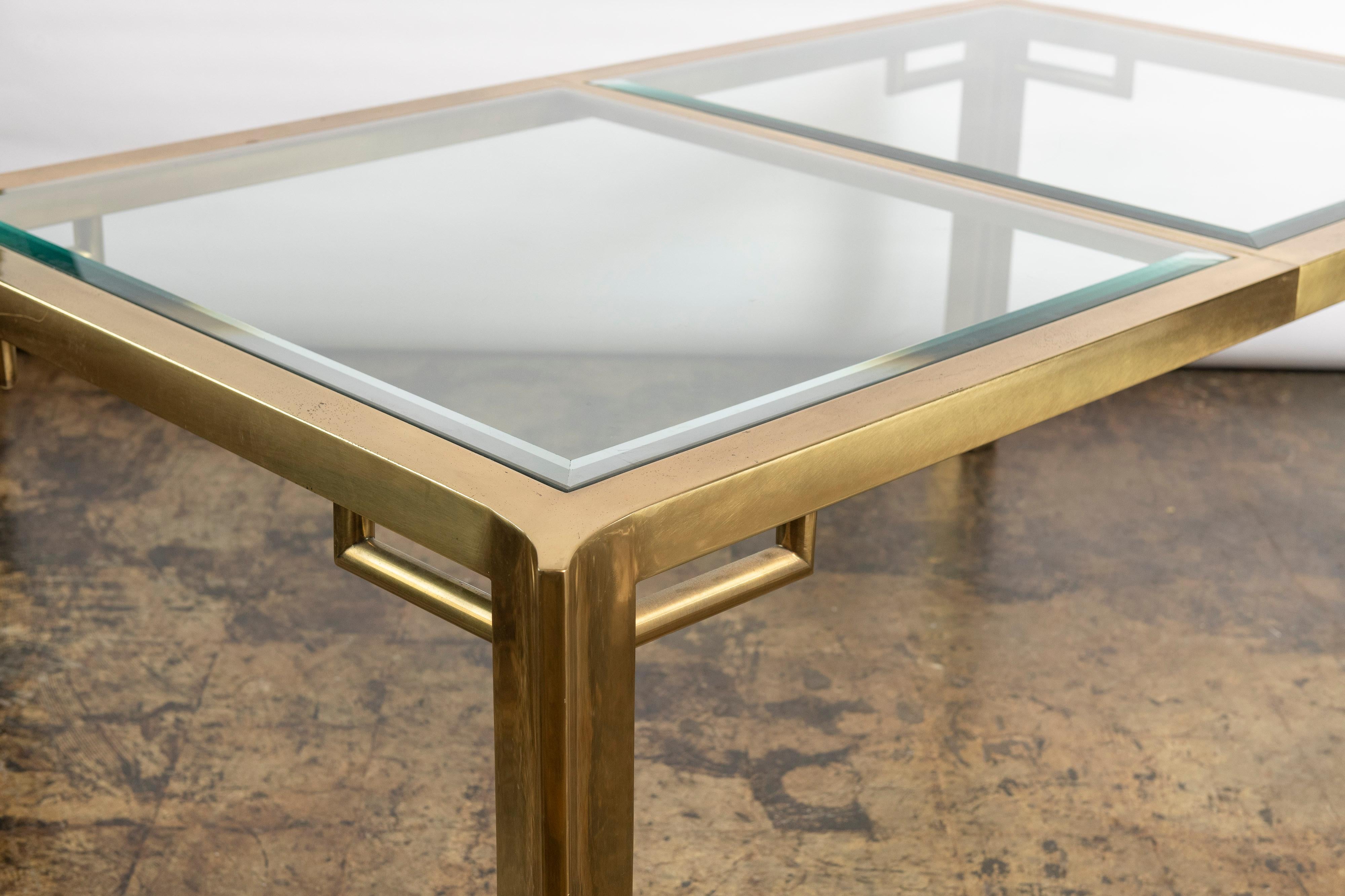 mastercraft brass dining table