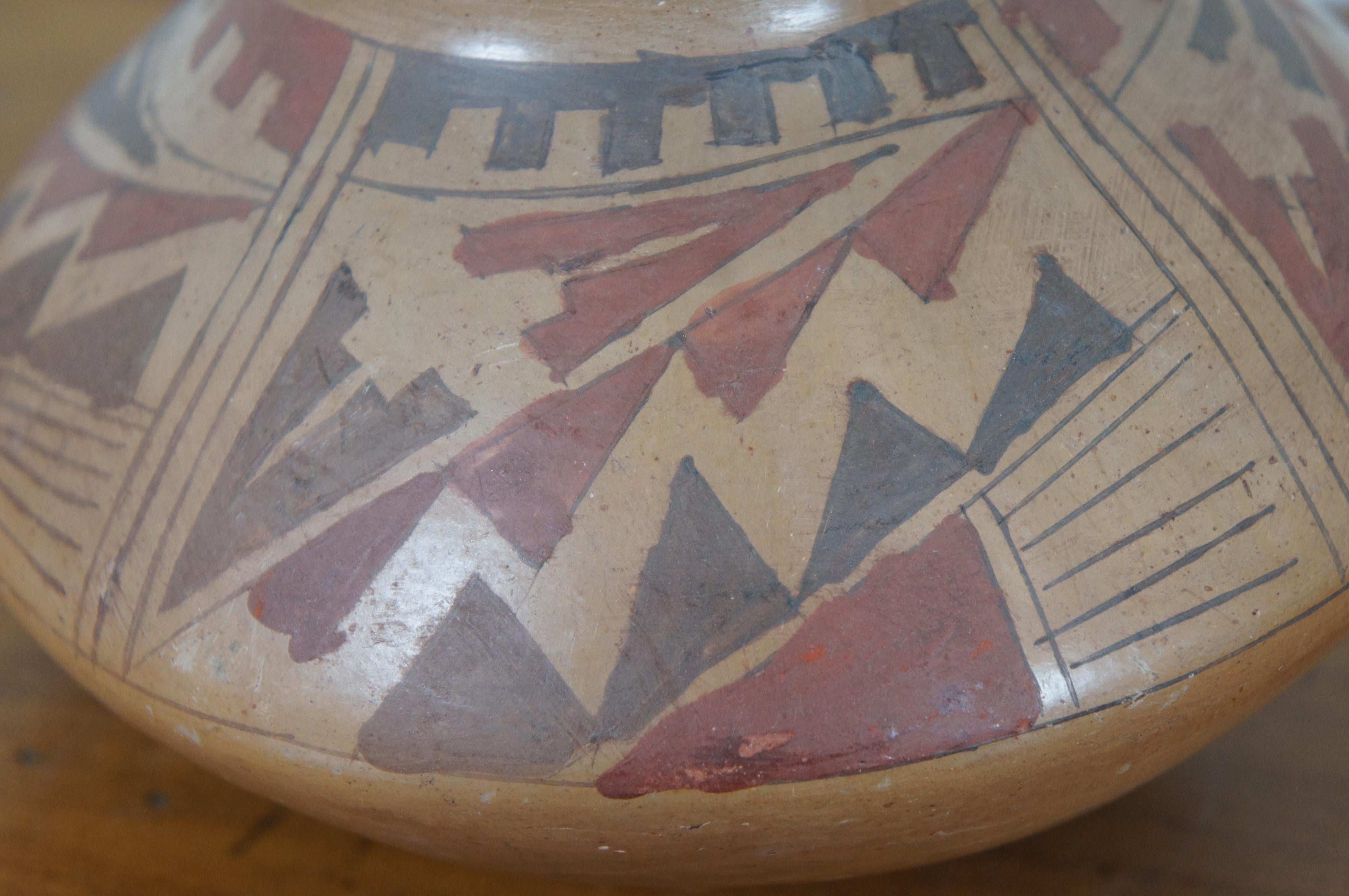 Vintage Mata Ortiz Casa Grande Native American Pueblo Pottery Vase Jar Pot 6
