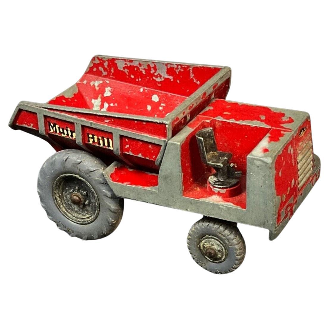 Vintage Matchbox King Size No. 2 Muir Hill Dumper Truck, rosso, circa 1970 - 2Y612
