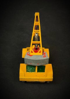 Vintage Matchbox King Size No. K-14 Taylor Crane, Yellow, Circa 1970 - 2Y611