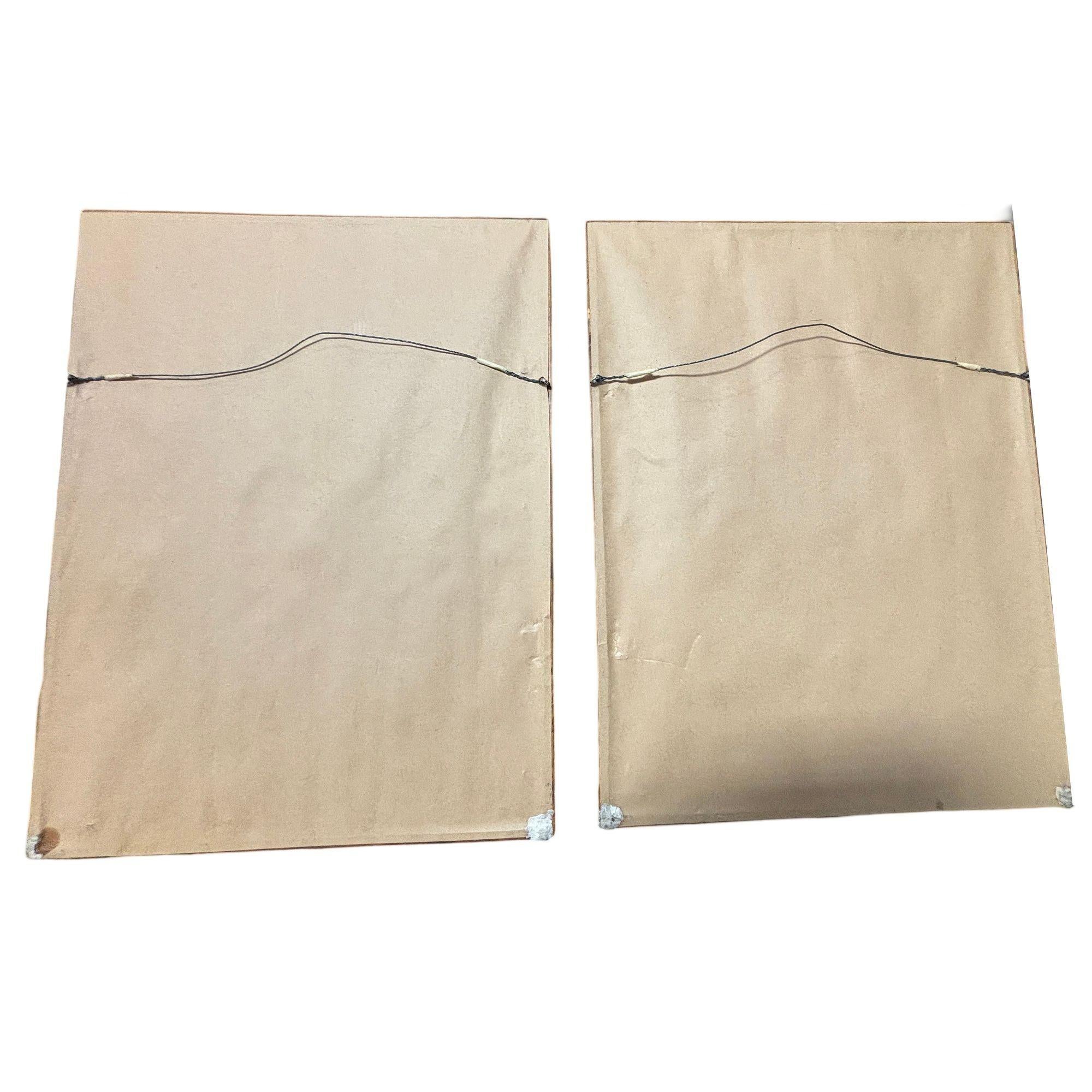 Vintage Matson Lines Hawaiin Cruise Ship Menu Covers in Bamboo Frame - Pair For Sale 2
