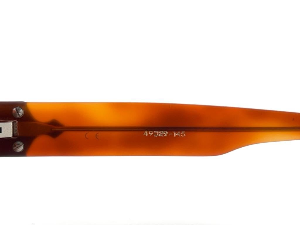 Vintage Matsuda 10613 Mate Tortoise Brown Gläser 90er Jahre Made in Japan Sonnenbrille im Angebot 5