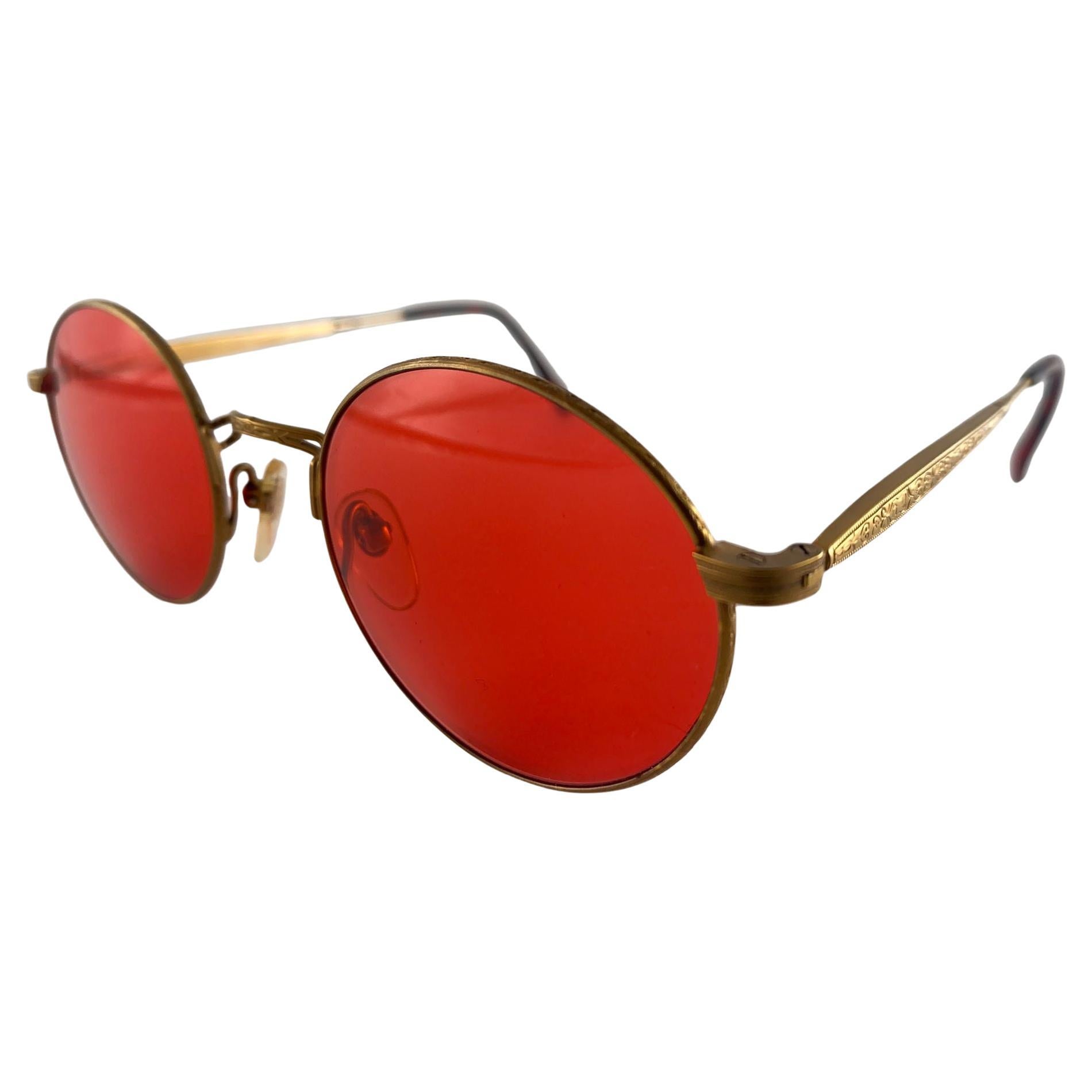 Rouge Lunettes de soleil vintage Matsuda 2809 Collector Item 1990 Made in Japan en vente