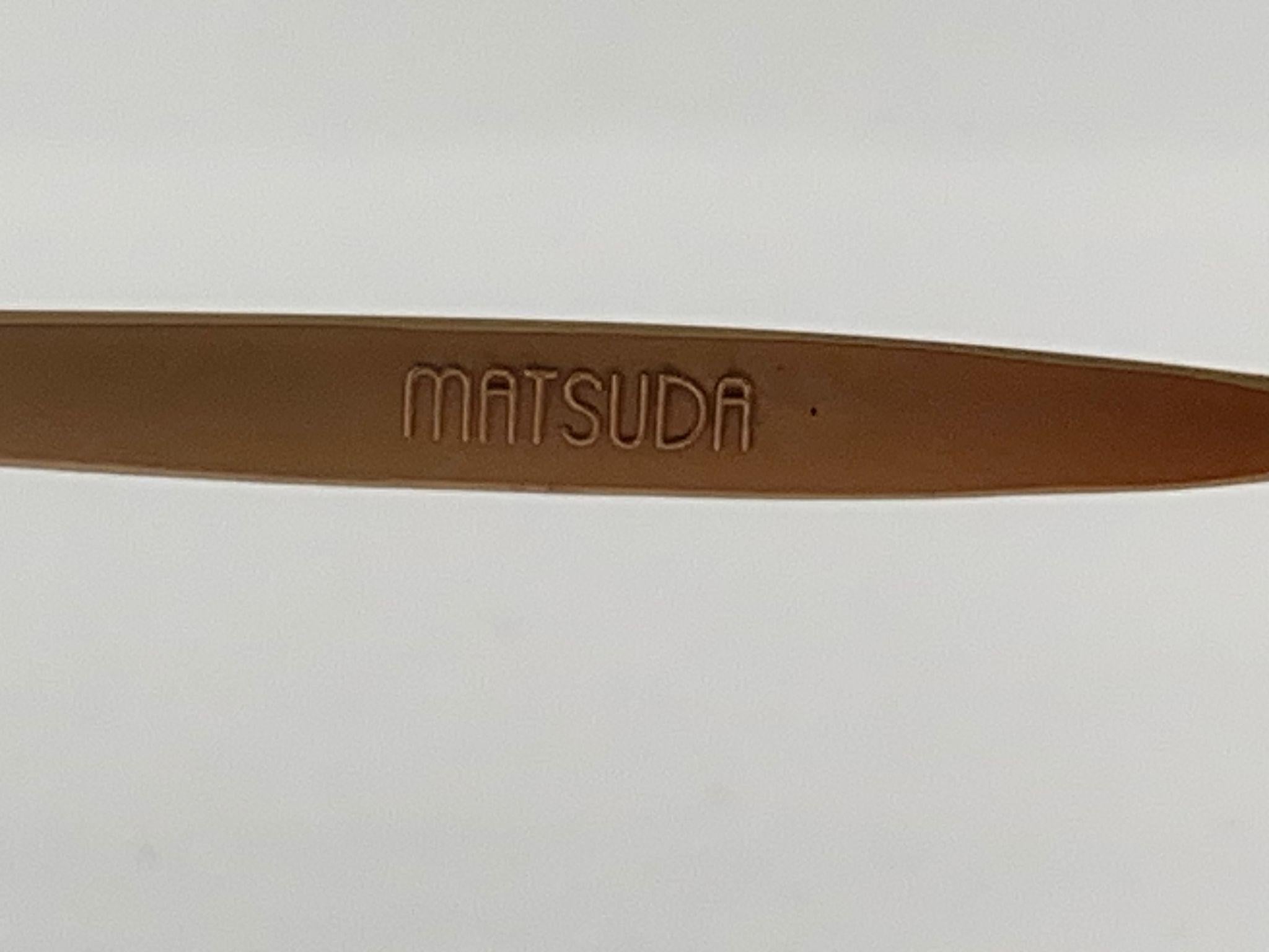 Lunettes de soleil vintage Matsuda 2809 Collector Item 1990 Made in Japan en vente 1