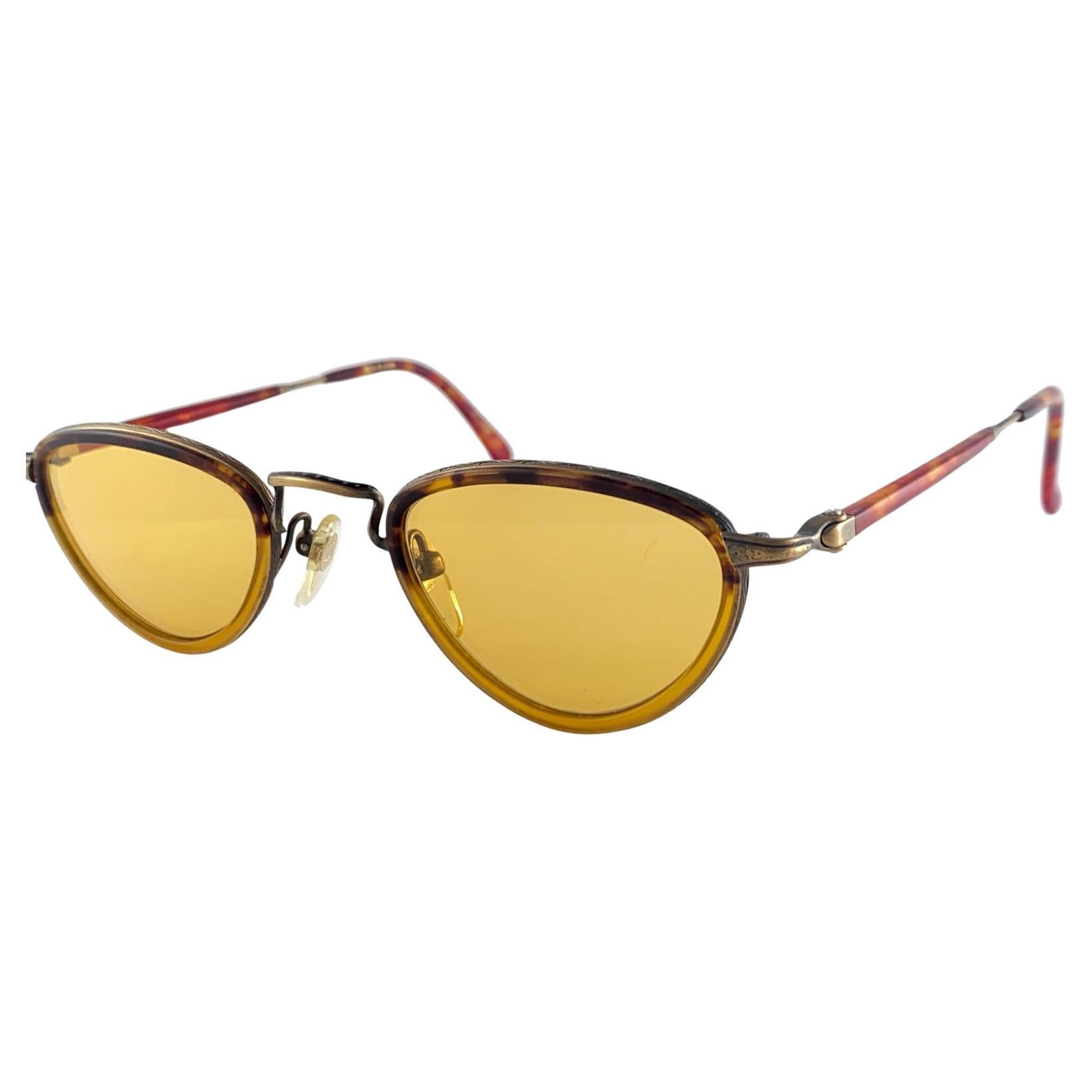 Lunettes de soleil vintage Matsuda 2839 Small Copper 1990's Made in Japan en vente