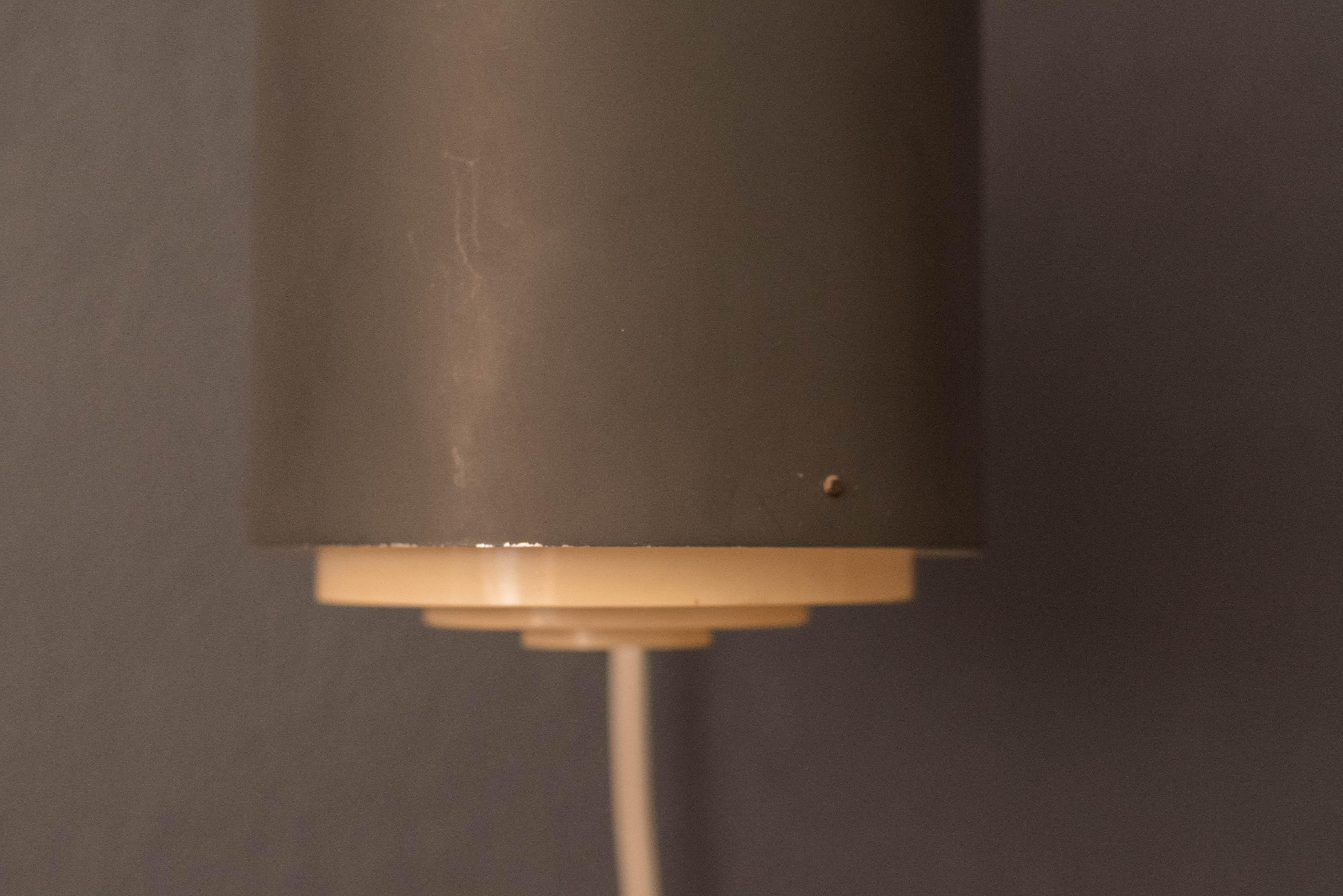 Vintage Matte Blue Scandinavian Teak Wall Sconce Pendant 6