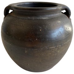 Vintage Matte Clay Oil Pottery Decorative Pot
