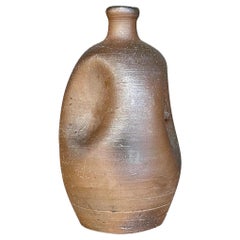 Jarra de sake de cerámica esmaltada mate vintage