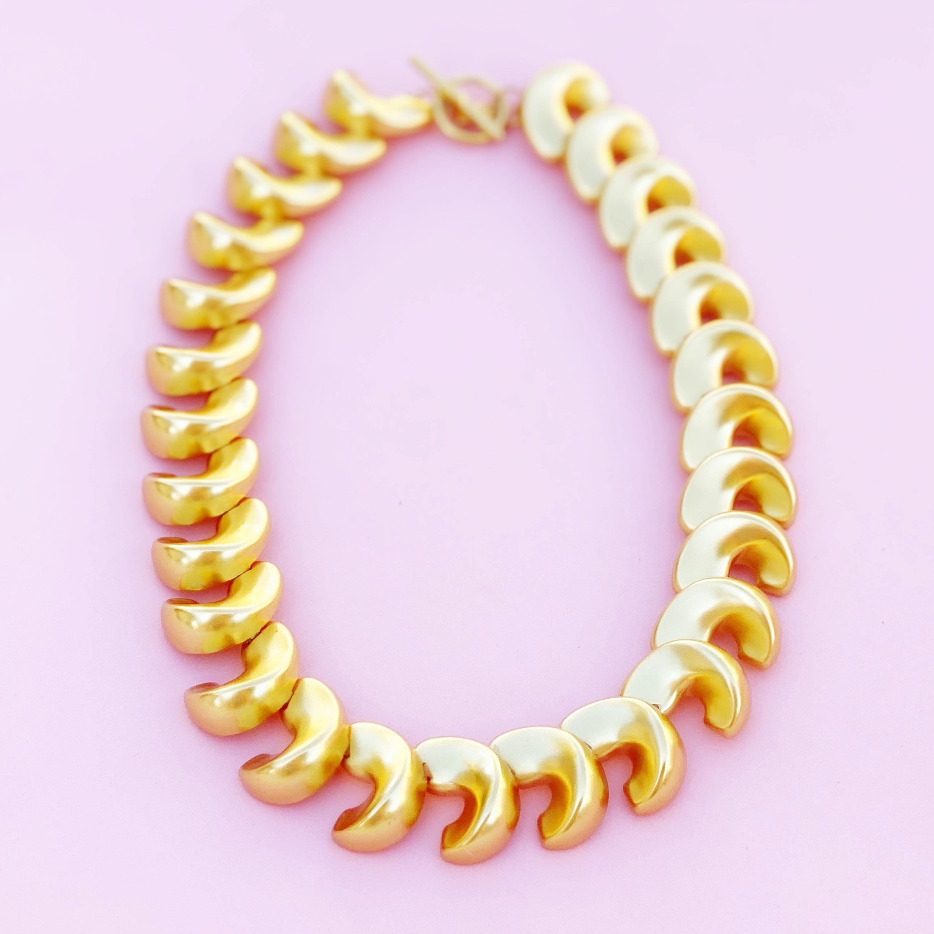 anne klein gold necklace vintage