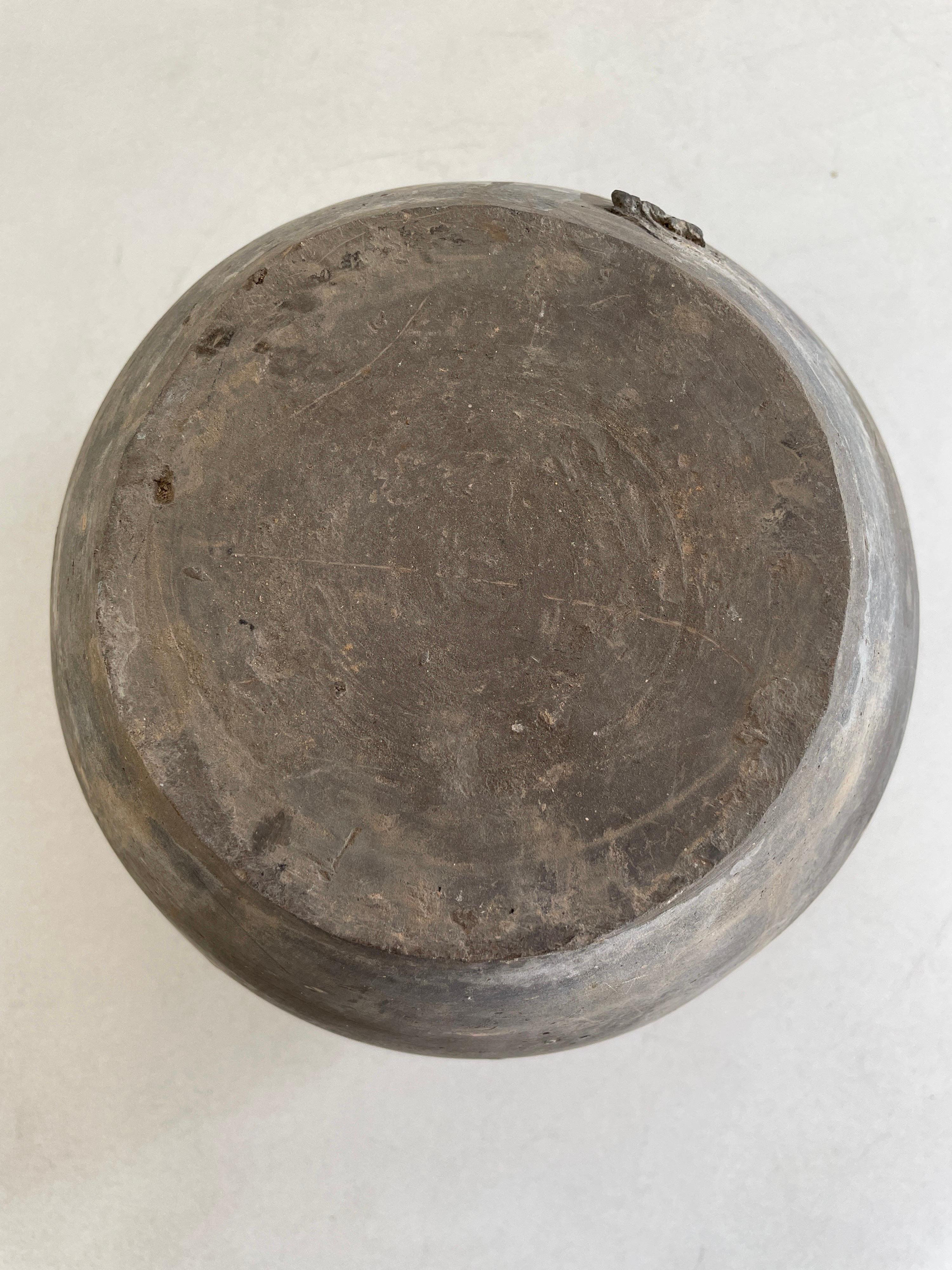 Vintage Matte Oil Pot Clay Pottery For Sale 3