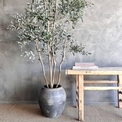 Vintage Matte Oil Pottery in Large Size