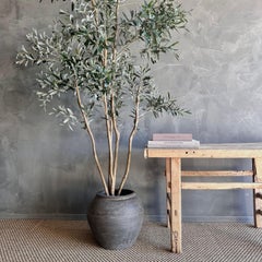 Vintage Matte Oil Pottery in Large Size