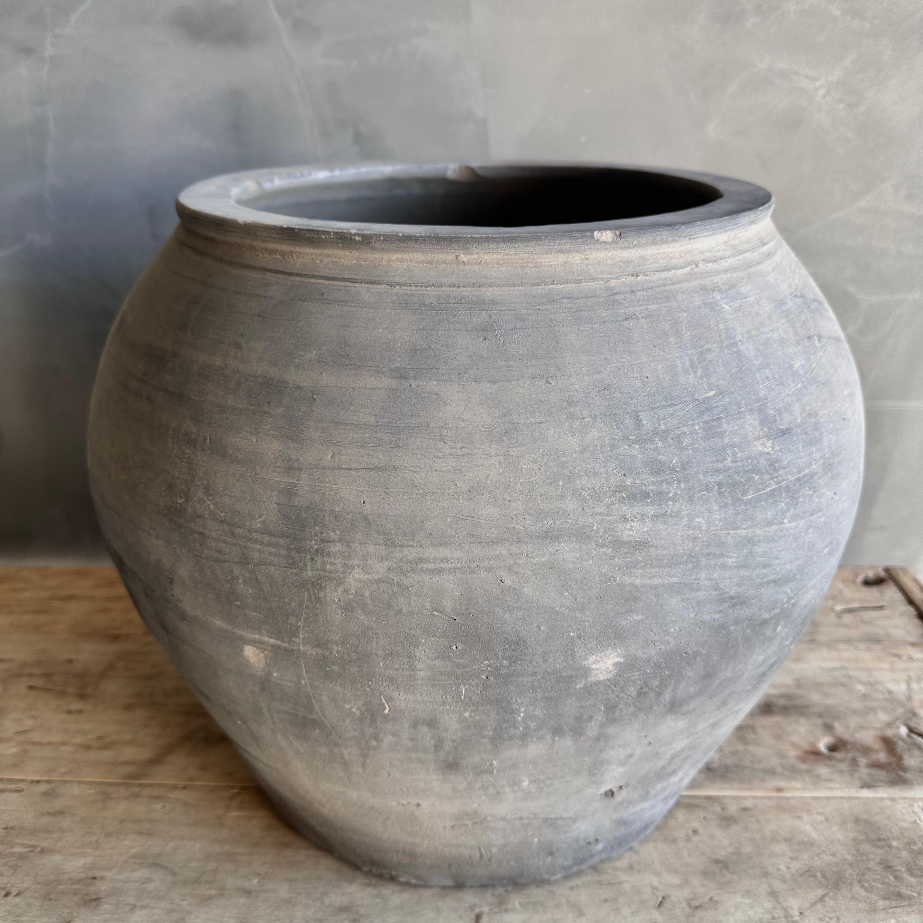 XX secolo Ceramica ad olio opaca vintage di grandi dimensioni