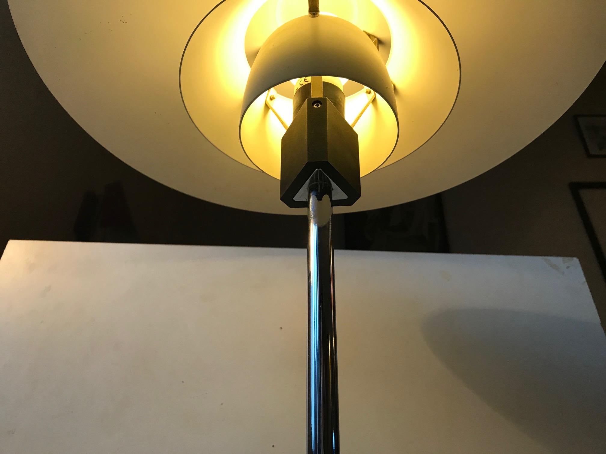 Vintage Matté White PH 4/3 Table Lamp by Poul Henningsen, Louis Poulsen, 1970s 2