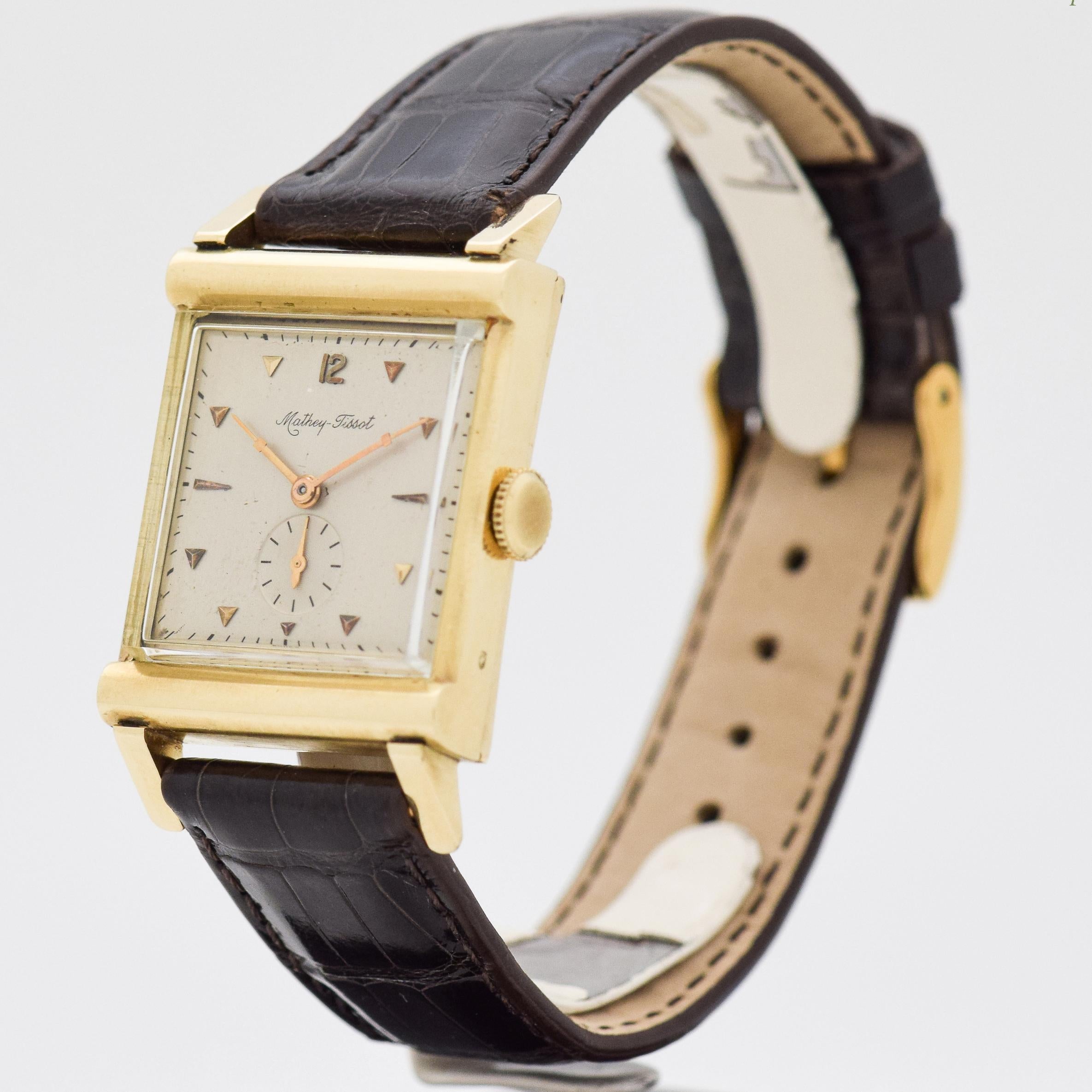 tissot vintage square watch