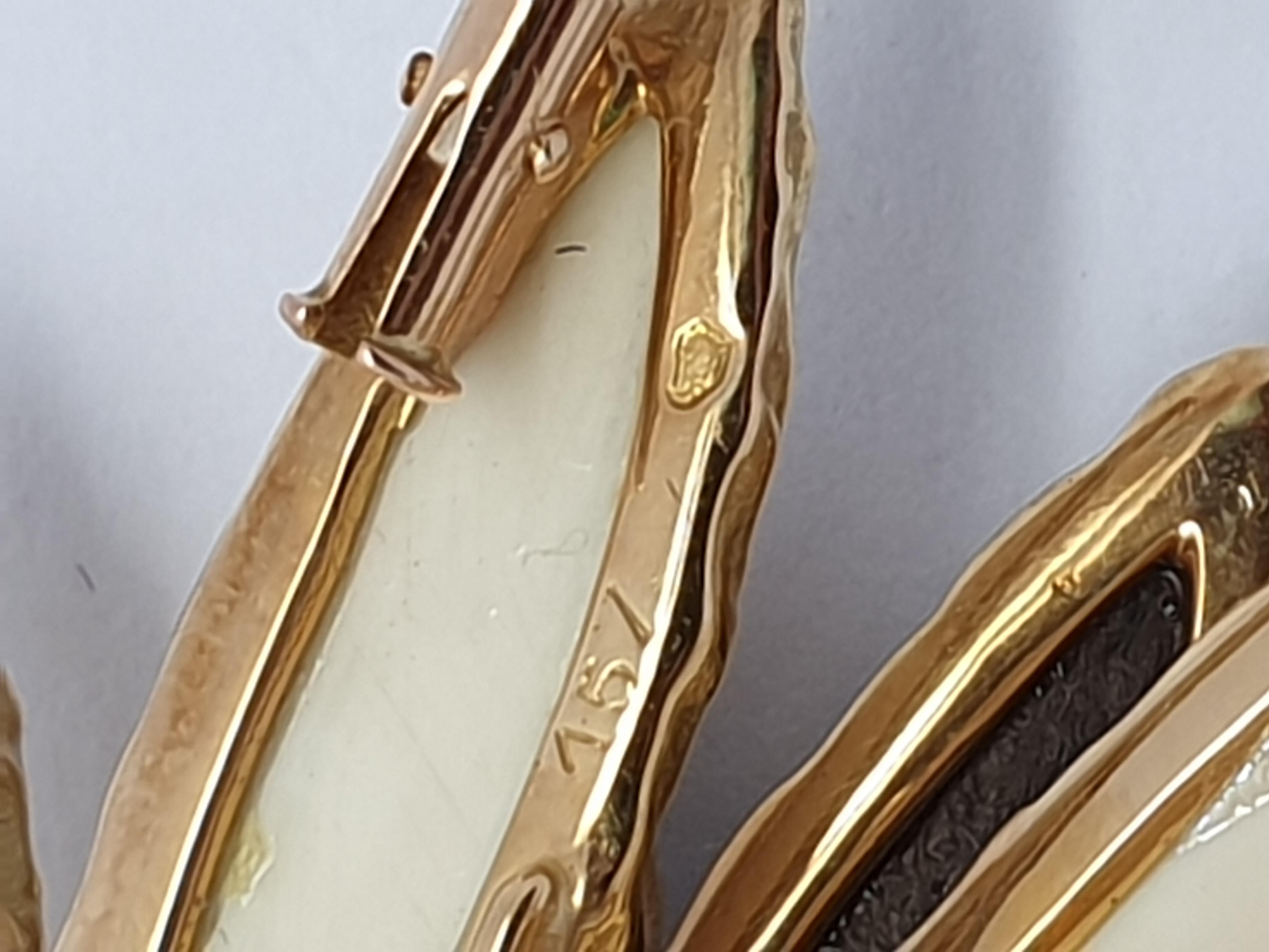 Women's Vintage Mauboussin 18 Karat Yellow Gold Brooch