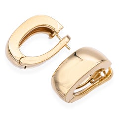 Vintage Mauboussin Paris 18k Gelbgold Reif Ohrringe