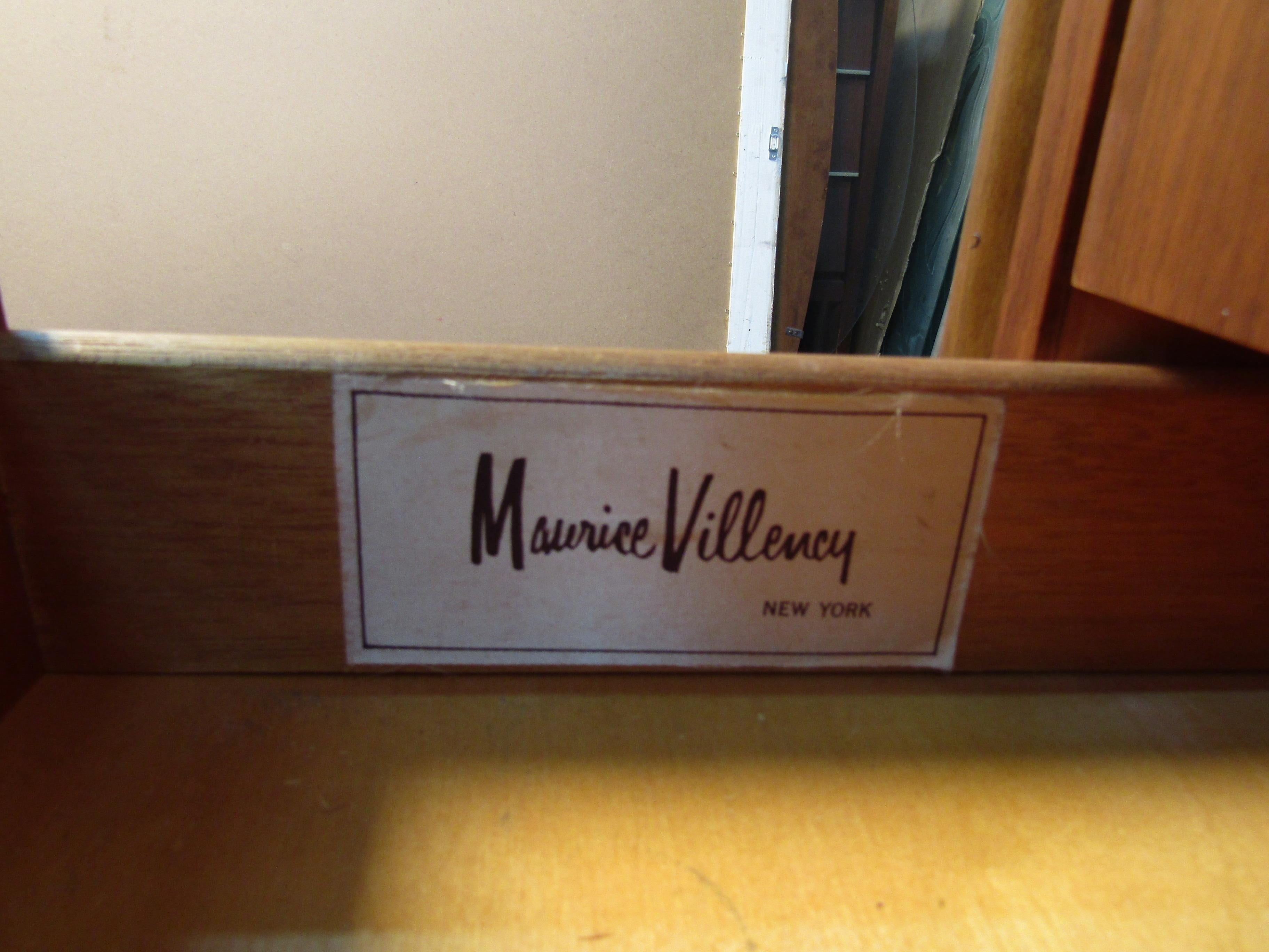 Vintage Maurice Villency Mid-Century Teak Desk For Sale 4
