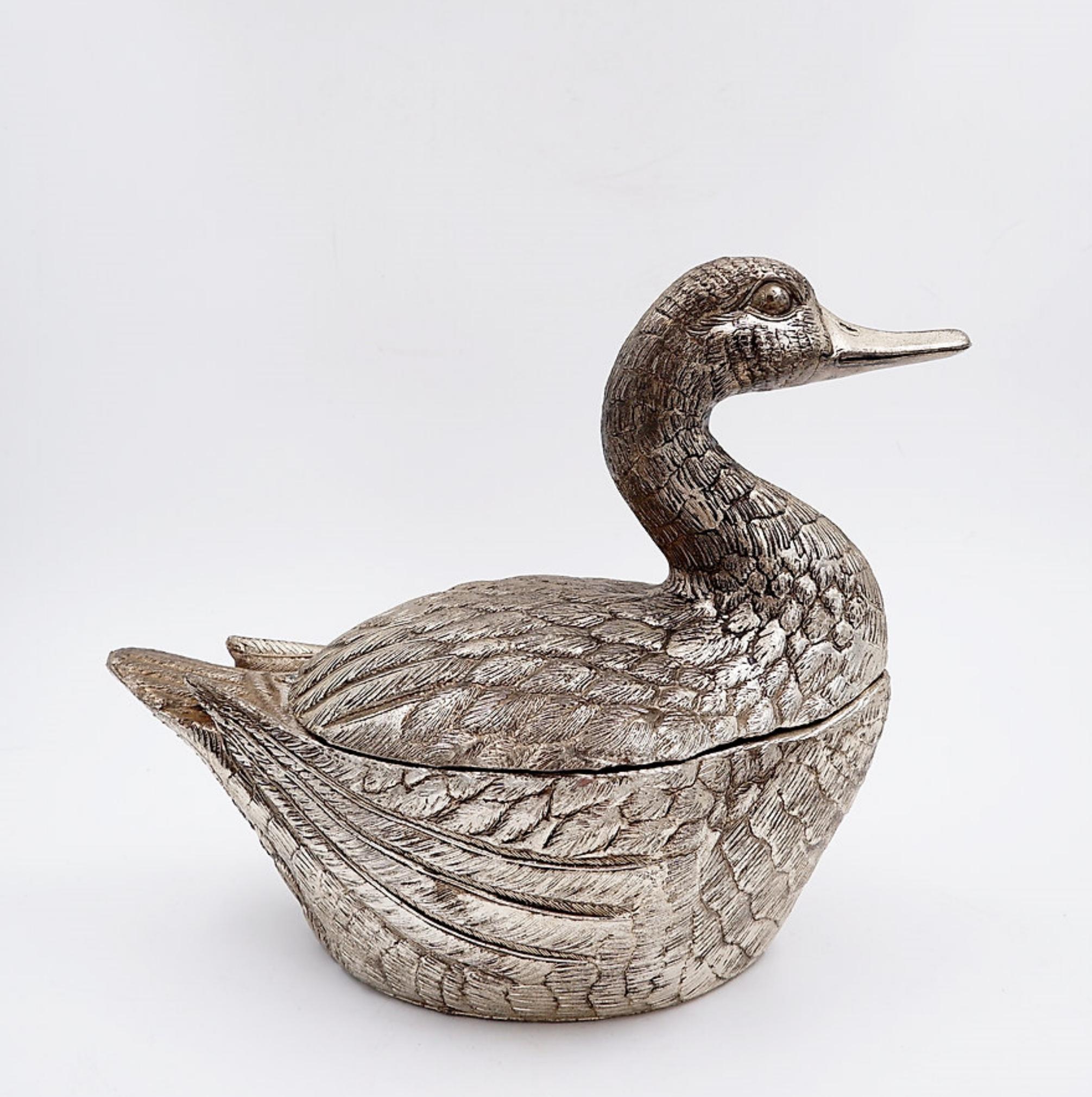 Vintage Mauro Manetti Duck Eiskübel, Italien, 1970er Jahre (20. Jahrhundert) im Angebot