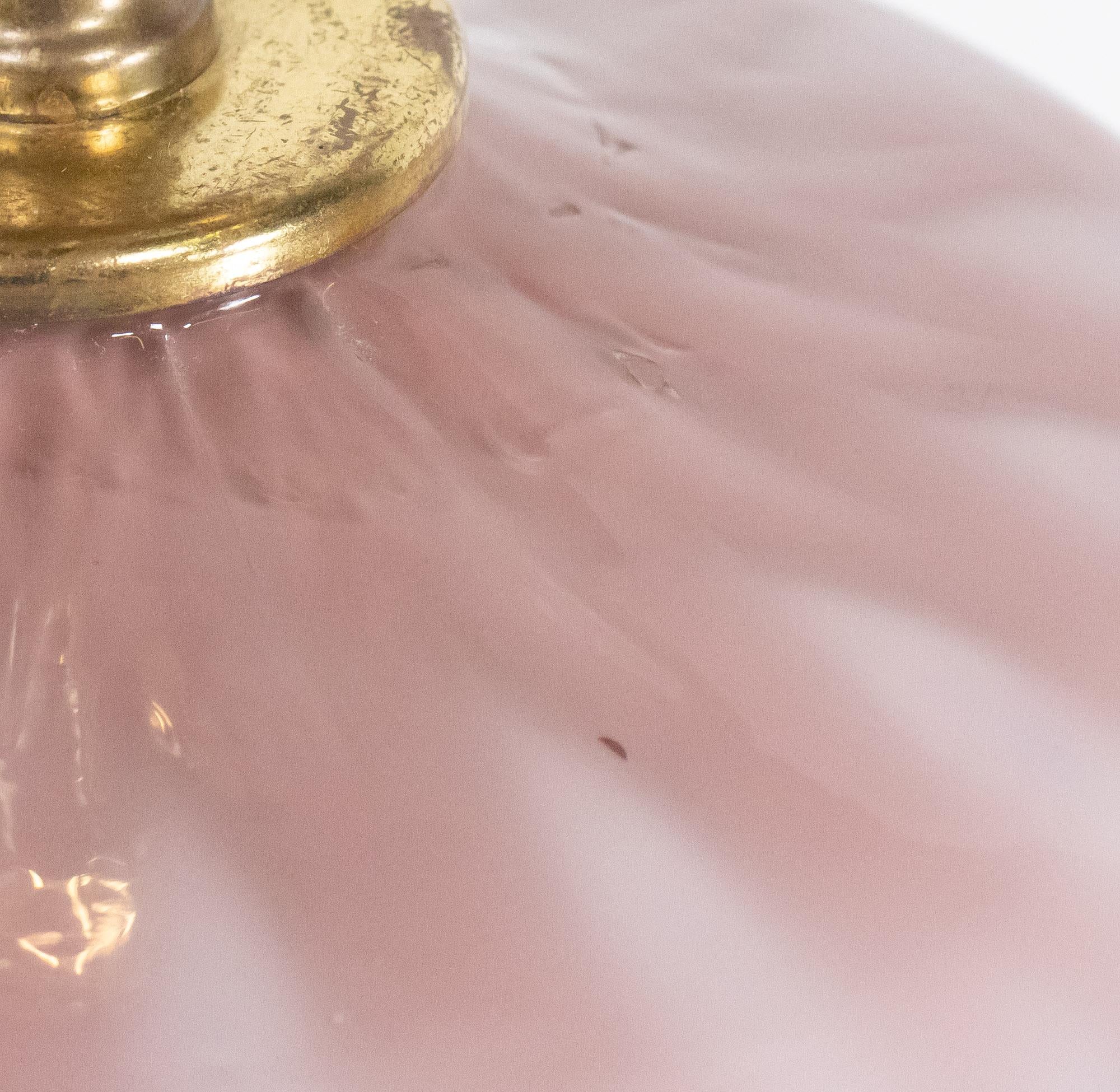 Lampe de table Murano mauve attribuée à Barovier & Toso en vente 8