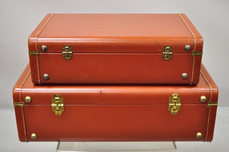 Vintage hard shell suitcase top