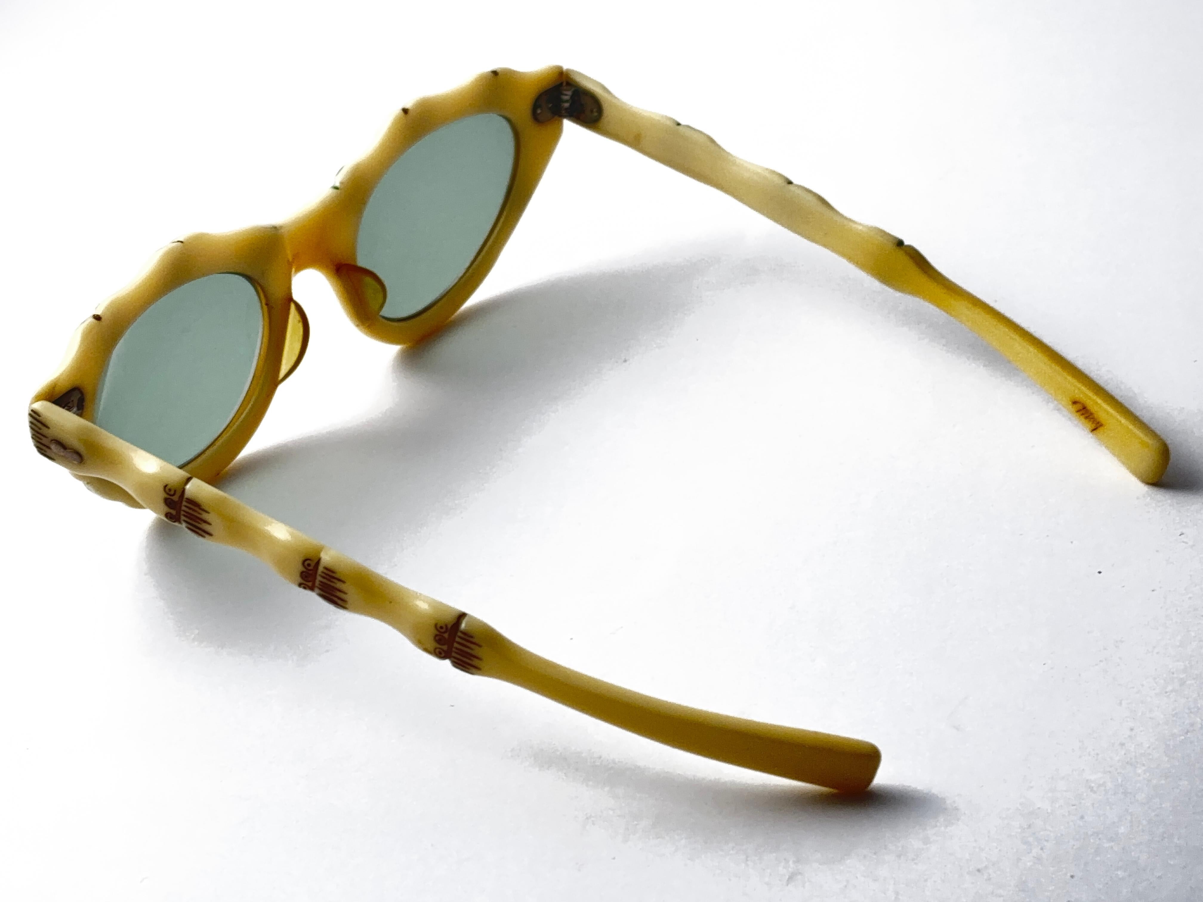 Gafas de sol Vintage May Cat Eye Frame 1960's Midcentury Made In Italy en Excelente estado para la venta en Baleares, Baleares