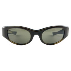 Retro May Cat Eye Green Medium Size 1970'S Sunglasses Made In Usa