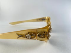 Vintage May Midcentury Bejewelled Cat Eye Sonnenbrillen Made in USA