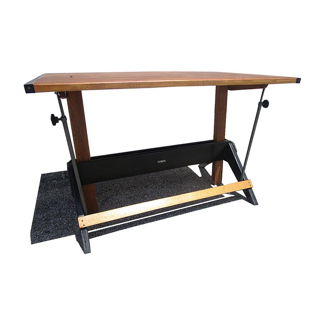 vintage mayline wood drafting table