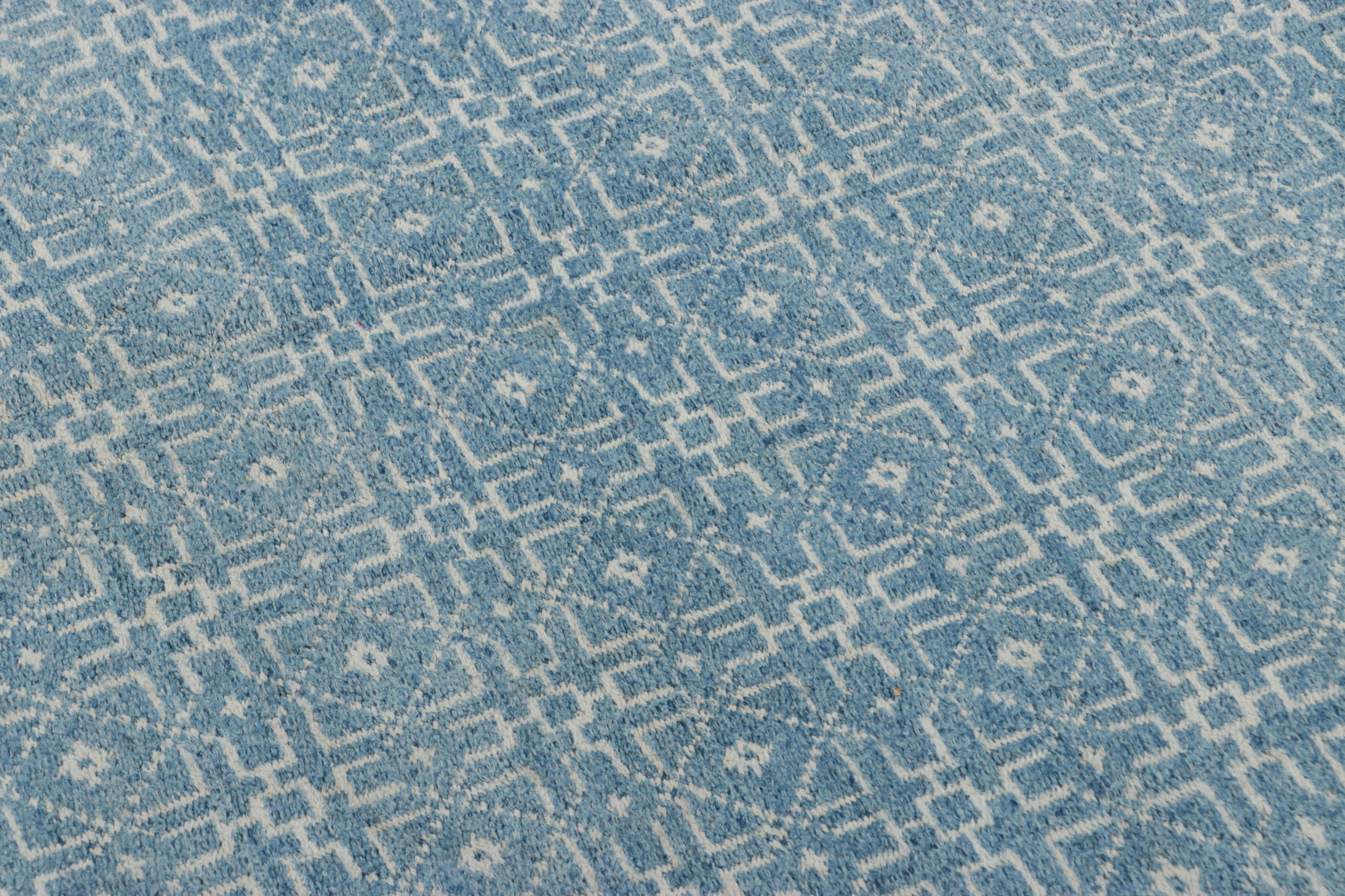 Vintage Mazandaran Persisch Kilim, Galerie Läufer Teppich in Hellblau - Rug & Kili (Handgewebt) im Angebot