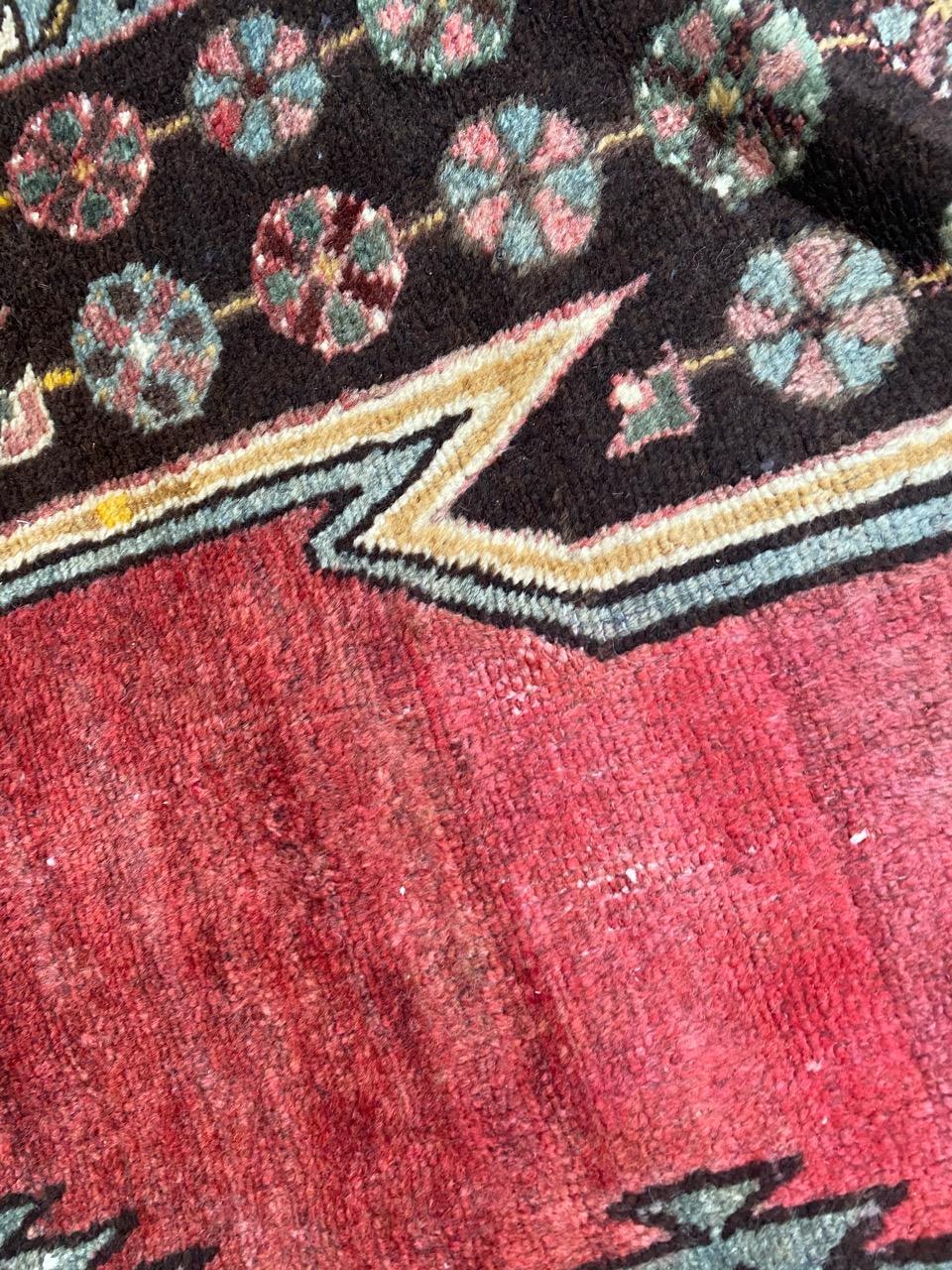 Bobyrug’s pretty Vintage Mazlaghan Rug For Sale 3
