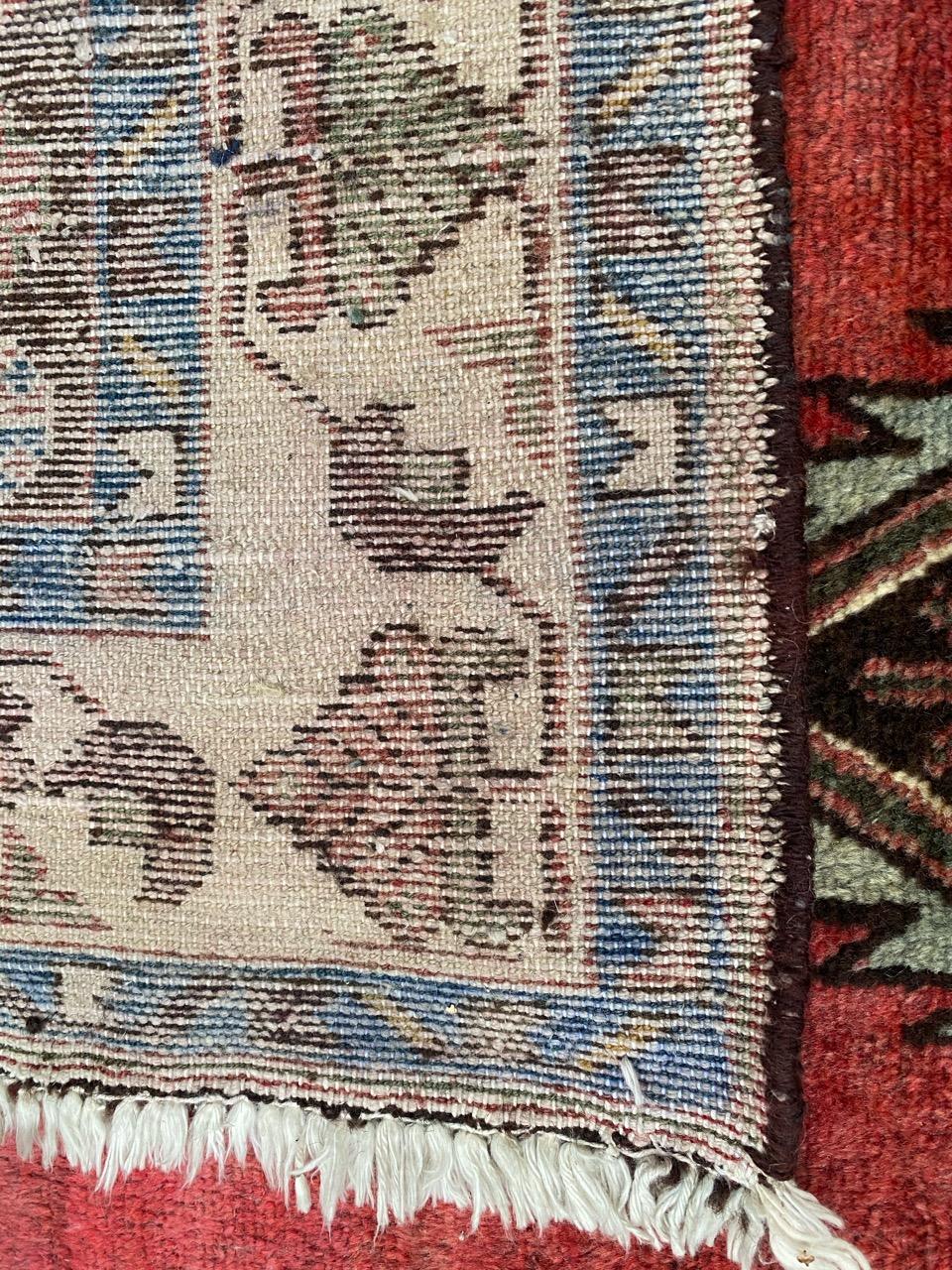 Bobyrug’s pretty Vintage Mazlaghan Rug For Sale 4