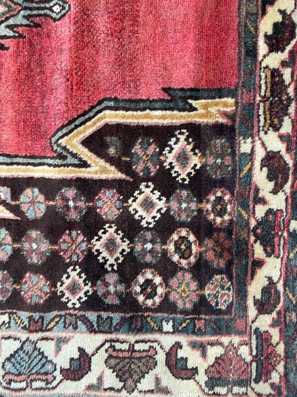 Bobyrug’s pretty Vintage Mazlaghan Rug For Sale 5