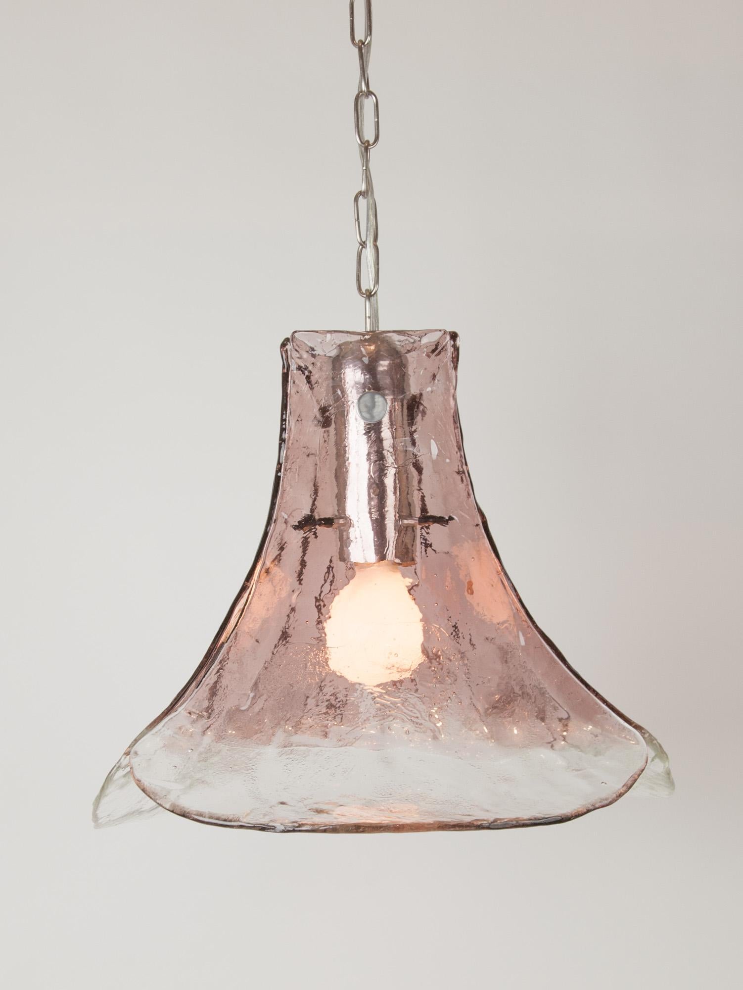 Vintage Mazzega Murano Ceiling Light by Carlo Nason for Kalmar Franken, 1960s For Sale 4