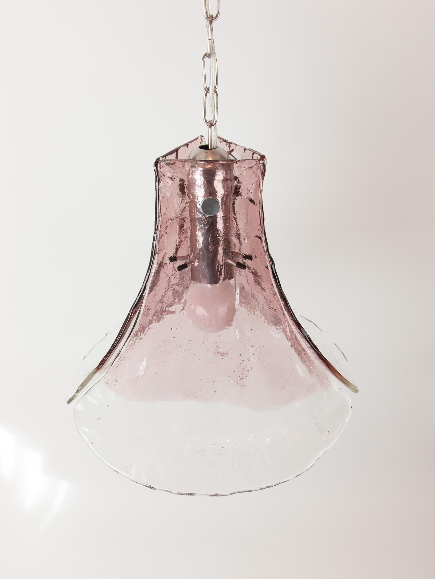 Vintage Mazzega Murano Ceiling Light by Carlo Nason for Kalmar Franken, 1960s In Good Condition For Sale In PRESTON, AU