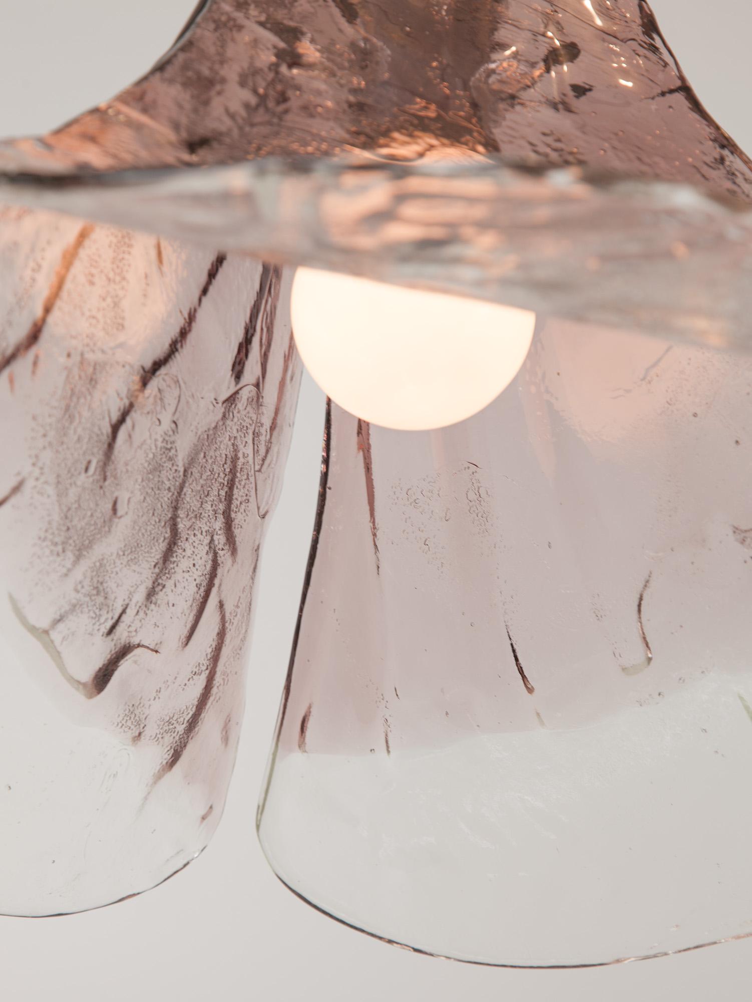Vintage Mazzega Murano Ceiling Light by Carlo Nason for Kalmar Franken, 1960s For Sale 2