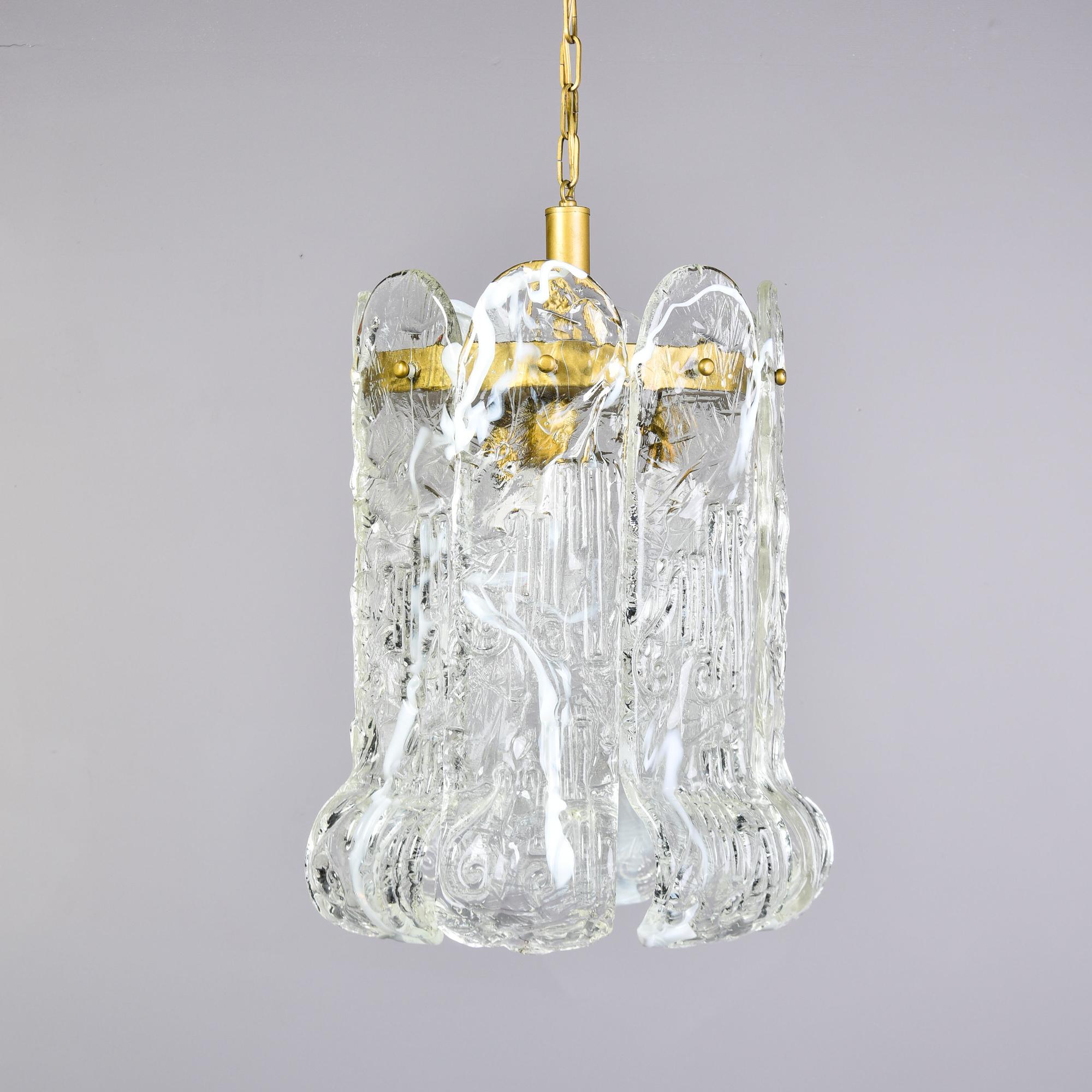 Mid-Century Modern Vintage Mazzega Murano Glass Pendant  For Sale